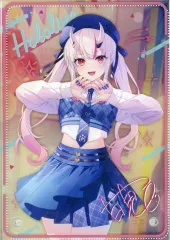 【中古】アクリルスタンド・アクリルパネル 百鬼あやめ(プレッピー風衣装) アクリルスタンドパネル 「バーチャルYouTuber ホロライブ×ローソン」 Loppi・HMV＆BOOKS online限定