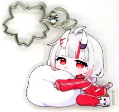 【中古】キーホルダー 百鬼あやめ(クッション) 「バーチャルYouTuber ホロライブ 百鬼あやめ 新衣装記念2024 ランダムアクリルキーホルダー」