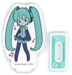 【中古】アクリルスタンド・アクリルパネル 初音ミク 「VOCALOID 初音ミク アクリルスタンド プチシリーズ」 ダイソー限定