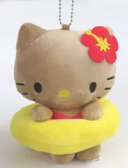 【中古】キーホルダー ハローキティ(浮き輪) 日焼けシリーズ マスコットチャーム 「サンリオキャラクターズ×アベイル」