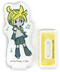 【中古】アクリルスタンド・アクリルパネル 鏡音レン 「VOCALOID 初音ミク アクリルスタンド プチシリーズ」 ダイソー限定