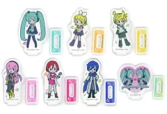 【中古】アクリルスタンド・アクリルパネル 全7種セット 「VOCALOID 初音ミク アクリルスタンド プチシリーズ」 ダイソー限定
