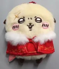 【中古】キーホルダー ラッコ(新年ver.) マスコット 「ちいかわ なんか小さくてかわいいやつ×MINISO」 中国限定