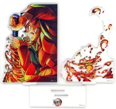 【中古】アクリルスタンド・アクリルパネル 竈門炭治郎 レイヤードアクリルスタンド 「劇場版 鬼滅の刃 無限城編 第一章 猗窩座再来 第三弾キービジュアル WEBSHOPくじ 炭治郎＆義勇vs猗窩座」 B賞