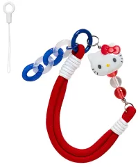 【中古】ストラップ ハローキティ ロープハンドストラップ 「サンリオキャラクターズ」