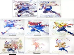 【中古】アクリルスタンド・アクリルパネル 全8種セット 描きおろしアクリルボード 「一番くじ アニメ ウマ娘 シンデレラグレイ 灰の怪物vs白い稲妻」 G賞