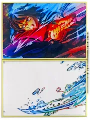 【中古】アクリルスタンド・アクリルパネル 冨岡義勇 ビッグレイヤードアクリルパネル 「劇場版 鬼滅の刃 無限城編 第一章 猗窩座再来 第三弾キービジュアル WEBSHOPくじ 炭治郎＆義勇vs猗窩座」 A賞