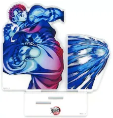 【中古】アクリルスタンド・アクリルパネル 猗窩座 レイヤードアクリルスタンド 「劇場版 鬼滅の刃 無限城編 第一章 猗窩座再来 第三弾キービジュアル WEBSHOPくじ 炭治郎＆義勇vs猗窩座」 B賞