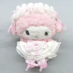 【中古】ぬいぐるみマスコット・ぬいぐるみバッジ マイスウィートピアノ ホワイトフリルデザインシリーズ マスコットホルダー 「サンリオキャラクターズ」