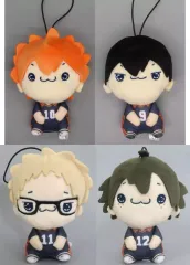【中古】ぬいぐるみマスコット・ぬいぐるみバッジ 全4種セット もちぴこマスコットvol.1 「ハイキュー!!」