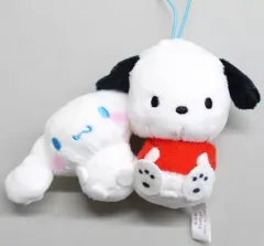 【中古】ぬいぐるみマスコット・ぬいぐるみバッジ シナモロール＆ポチャッコ ペアマスコット 「サンリオキャラクターズ」