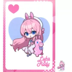 【中古】グッズセット 巡音ルカ クリアファイル＆ステッカーセット デフォルメイラストver. 「タイトーくじ 初音ミク×RODY」 J賞