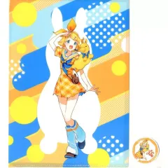 【中古】グッズセット 鏡音リン クリアファイル＆ステッカーセット 等身イラストver. 「タイトーくじ 初音ミク×RODY」 K賞