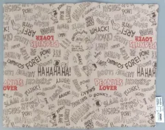 【中古】タオル・手ぬぐい ロゴ(ベージュ) PEANUTS LOVER ミニクロス 「PEANUTS(SNOOPY)」