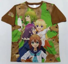 希少 ゼルダの伝説 ムジュラの仮面 Tシャツ L 日本製 昇華プリント 色 
