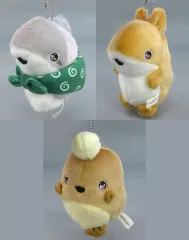 【中古】ぬいぐるみマスコット・ぬいぐるみバッジ [単品] 集合 とかいを映すうるうるアイズぬいぐるみセット(ボールチェーン付き) 「Blu-ray/DVD 映画 おでかけ子ザメ とかいのおともだち とかいを映すうるうるアイズぬいぐるみセット付き数量限定豪華版」のサムネイル