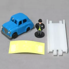 【中古】おもちゃ トップハム・ハット卿+セダン+直線レール×1 「カプセルプラレール きかんしゃトーマス 雪の中でおおはしゃぎ編」