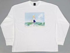 [중고] 티셔츠 이치치 무지개 여름 (잊지 마라) 롱 슬리브 티셔츠 화이트 프리 사이즈 [보치 · 자 · 롯쿠! 전]