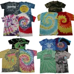 古着卸 まとめ売り タイダイ柄 迷彩柄 半袖Tシャツ 14枚セット (メンズ XS /S /M ) 中古 古着 NE2406