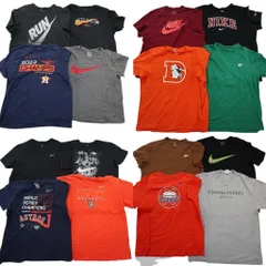 古着卸 まとめ売り ナイキ NIKE 半袖Tシャツ 16枚セット (メンズ XL ) プロチーム MLB アーチロゴ  スウォッシュロゴ 中古 古着 NE2412