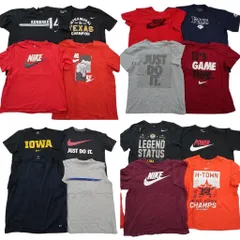 古着卸 まとめ売り ナイキ NIKE 半袖Tシャツ 16枚セット (メンズ L /XL ) ノースリーブ プロチーム MLB スウォッシュロゴ 中古 古着 NE2413