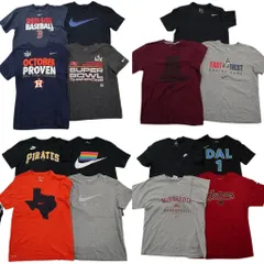 古着卸 まとめ売り ナイキ NIKE 半袖Tシャツ 15枚セット (メンズ M ) プロチーム NFL MLB カレッジ風 スウォッシュロゴ 中古 古着 NE2418