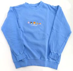 めいちゃん にゃんぴーず刺繍トレーナー (フリーサイズ) - メルカリ