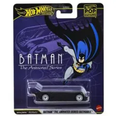 【中古】ミニカー 1/64 バットマン アニメイテッド シリーズ バットモービル 「Hot Wheels ポップカルチャー」 [JHW88]