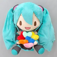 【中古】ぬいぐるみ 初音ミク ふわぷち ぬいぐるみ スペシャルver. 「セガラッキーくじ ピアプロキャラクターズ 『ふわぷち』」 ラストラッキー賞