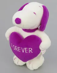 【中古】ぬいぐるみ スヌーピー(パープル) レインボーカラー ぬいぐるみ 「PEANUTS(SNOOPY)」