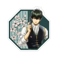 【新品】シール・ステッカー 土方十四郎 描き下ろし 屋外対応ステッカー 小窓から覗く景色Ver. 「銀魂.」