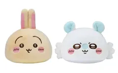 【中古】クッション・本体 全2種セット プレミアムドームクッション“うさぎ＆モモンガ” 「ちいかわ なんか小さくてかわいいやつ」