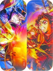 【中古】バッジ・ピンズ 全2種セット レンチキュラーロング缶バッジ 「劇場版 鬼滅の刃 無限城編 第一章 猗窩座再来 第四弾キービジュアル WEBSHOPくじ しのぶvs童磨」 C賞 