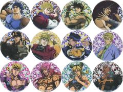 [중고] 배지 핀즈 전 12종 세트 [조조의 기묘한 모험 THEJOJO WORLD 75mm 반짝이 캔 배지(나선 계단)]