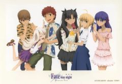 [중고]캐릭터 카드 집합(배경 흰색) 오리지널 브로마이드 제1탄 [극장판 Fate/stay night[Heaven's Feel]×세븐일레븐]