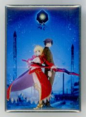 [중고] 배지 핀스 세이버 & 키시나미 하쿠노 작품 키 비주얼 핀즈 [Fate/EXTRA Last Encore] 샤프트 50주년전 상품