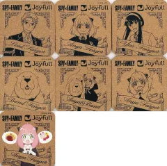 【中古】コースター 全7種セット オリジナルコルクコースター 「SPY×FAMILY × ジョイフル」 対象メニュー注文特典 第2弾