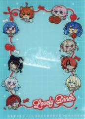 【中古】クリアファイル Lovely Diner ミニクリアファイル 「バーチャルYouTuber にじさんじ 8th with cake!」 にじさんじオフィシャルストア 対象商品購入特典