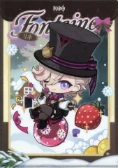 【中古】クリアファイル リネ(ミニキャラ) オリジナルA4クリアファイル 「明治×原神 冬のぬくもり～お月様のご褒美～」 対象商品購入特典