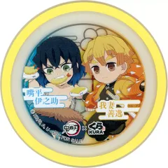 【中古】コースター 嘴平伊之助＆我妻善逸 ラバーコースター 「無添くら寿司×鬼滅の刃」 プレゼントキャンペーン景品