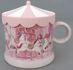 【中古】マグカップ・湯のみ メリーゴーランド SAKURA2023シリコンリッド付マグロマンティックブロッサム 355ml 「スターバックスコーヒー」 オンライン限定