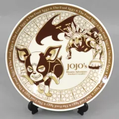 【中古】皿・ボウル イギー コラボ限定プレート 「ジョジョの奇妙な冒険 スターダストクルセイダース×スシロー コラボキャンペーン」 コラボ限定プレート付きソフトドリンク注文特典