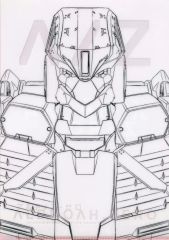 [중고] 클리어 파일 KG-6 슬레이프 닐 A4 클리어 파일 [ALDNOAH.ZERO-알드노아 제로-]