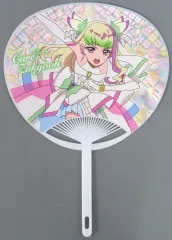【中古】うちわ・扇子 キュアズキューン ミニうちわ 「映画キミとアイドルプリキュア♪ お待たせ! キミに届けるキラッキライブ!」 劇場グッズ