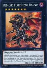 【中古】遊戯王 RC04-AE039[SR]：Red-Eyes Flare Metal Dragon/真紅眼の鋼炎竜