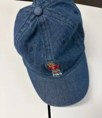 ポロ ラルフローレン デニム クマ 刺繍 ベースボールキャップ
