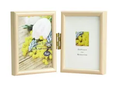 【送料無料】万丈 VANJOH フォトフレーム Vミニフレーム ペア ベージュ 106063 対応サイズ:64×89mm VMF-PT-BE