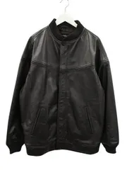 タウンクラフト TOWNCRAFT LEATHER DERBY JACKET レザー ダービージャケット シープレザー L 黒 ブラック レザージャケット 革ジャン ジップアップ アウターのサムネイル