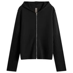 リックオウエンス メンズ アウター ニット・セーター フルジップ Rick Owens Knit Zip Through Black ブラックのサムネイル