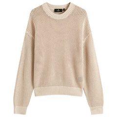 リプレゼント メンズ アウター ニット・セーター Represent Open Gauge Knit Sweater Off White オフホワイト